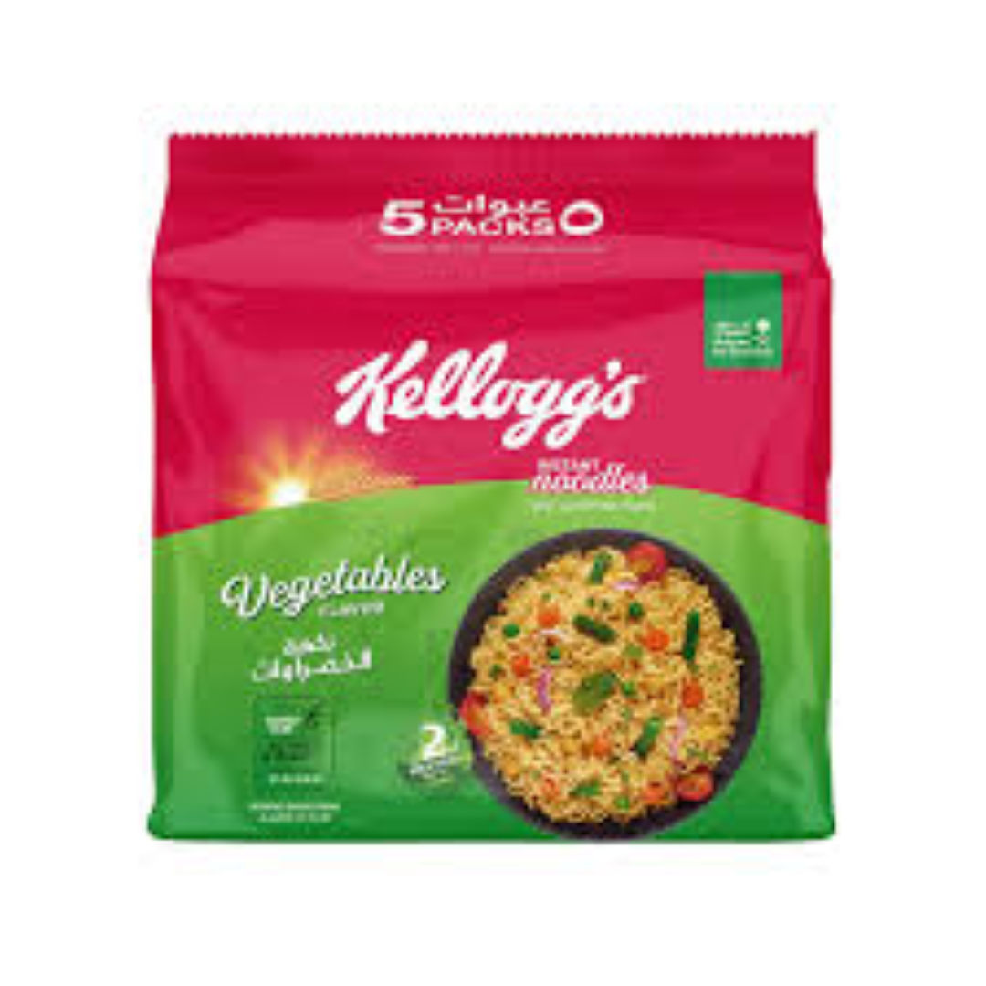 KELLOGGS VEGETABLE NOODLES 5PKTX75G